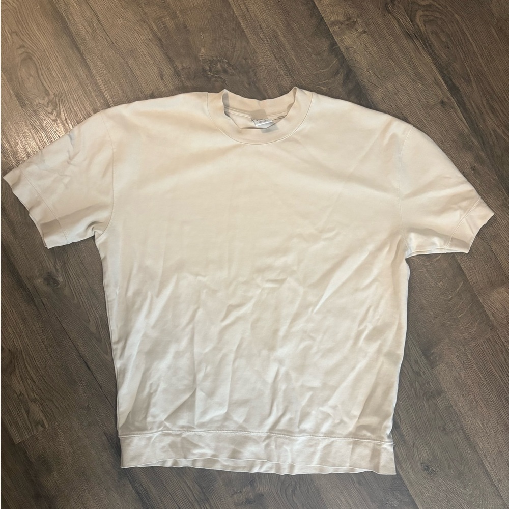 Zara Cream Short Sleeve Men's Tee